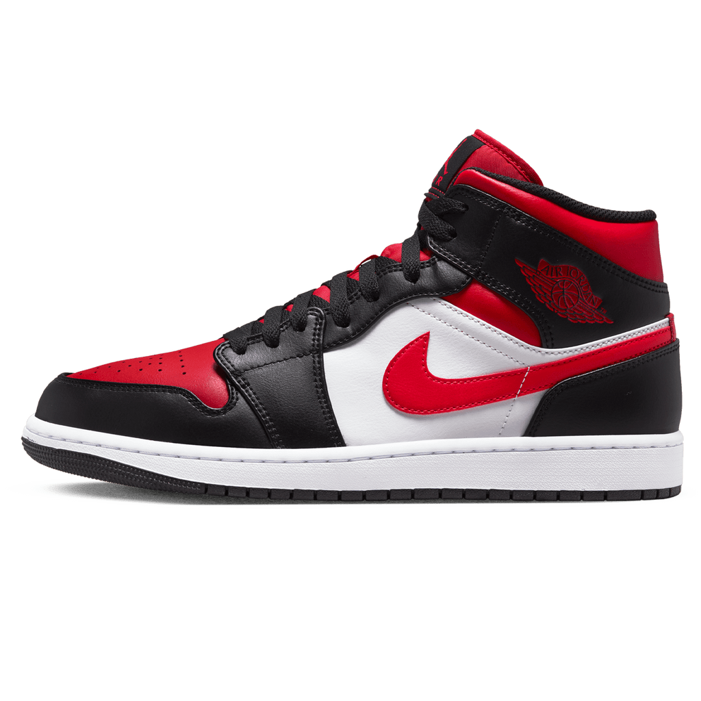 Nike Air Jordan 1 Mid 'Black Fire Red' - Kick Game