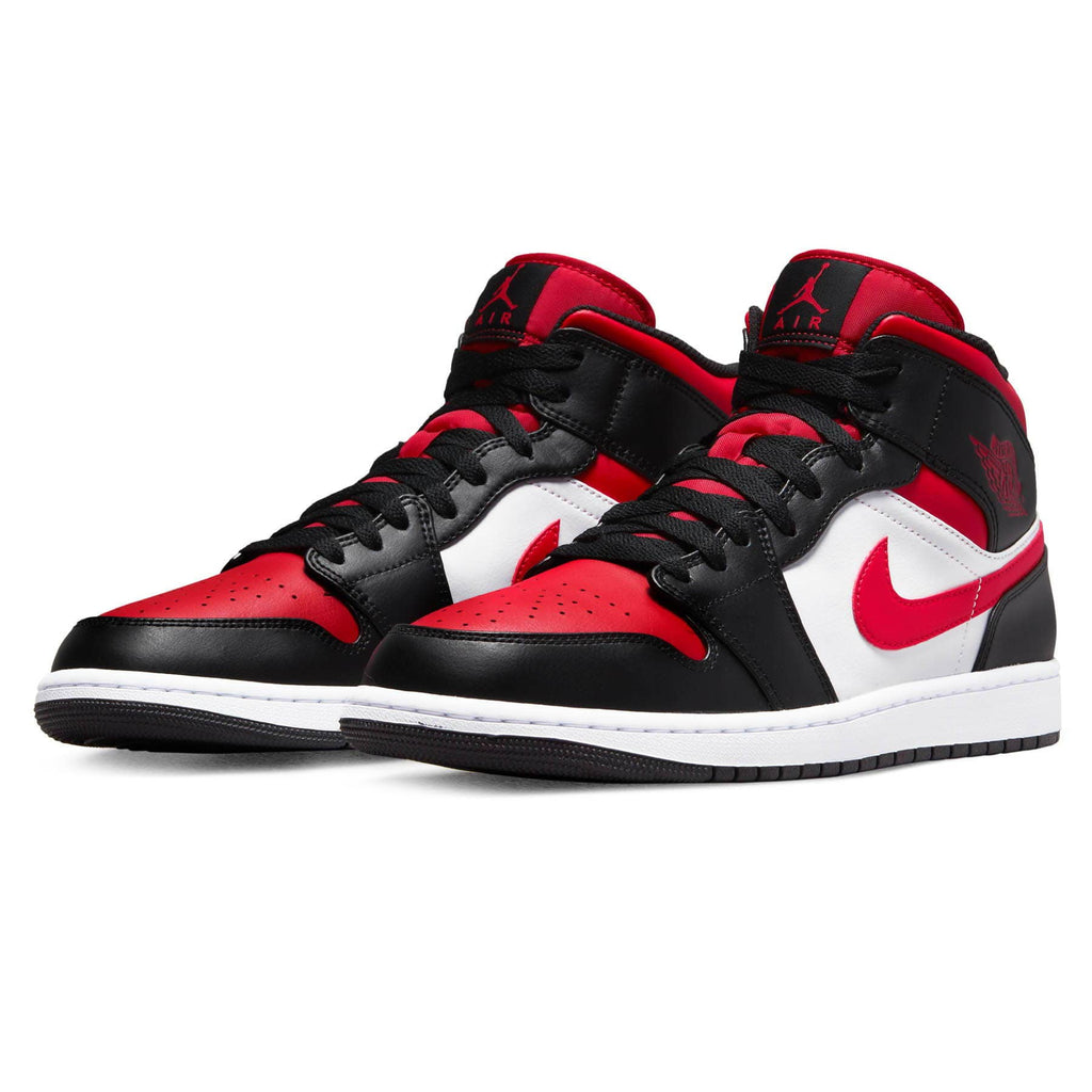 Nike Air Jordan 1 Mid 'Black Fire Red' - Kick Game