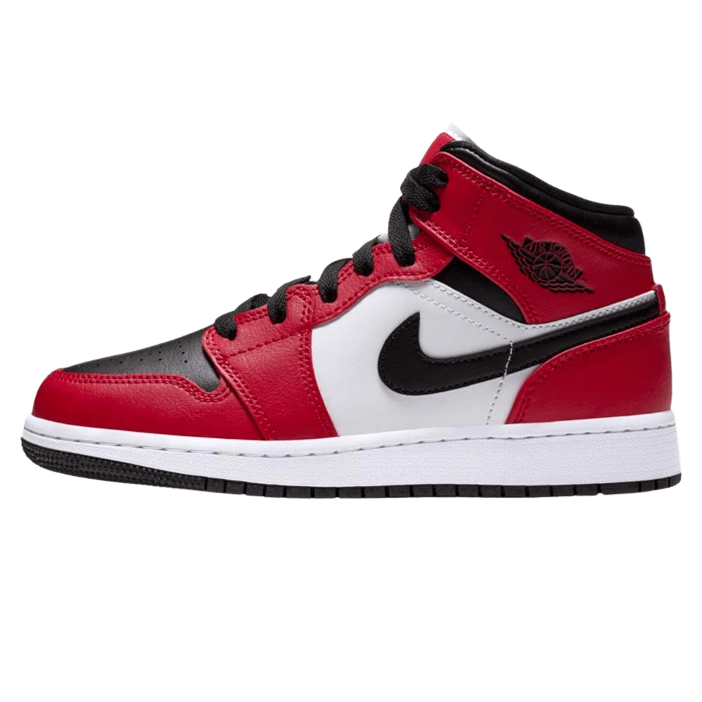Air Jordan 1 Mid Chicago Black Toe GS - Kick Game