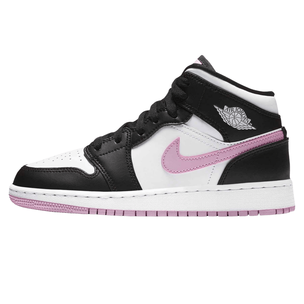 Air Jordan 1 Mid GS 'White Light Arctic Pink' - Kick Game