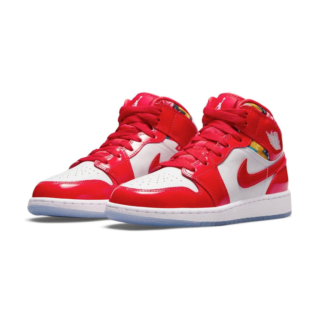 Air Jordan 1 Mid SE GS 'Barcelona Sweater' - Kick Game