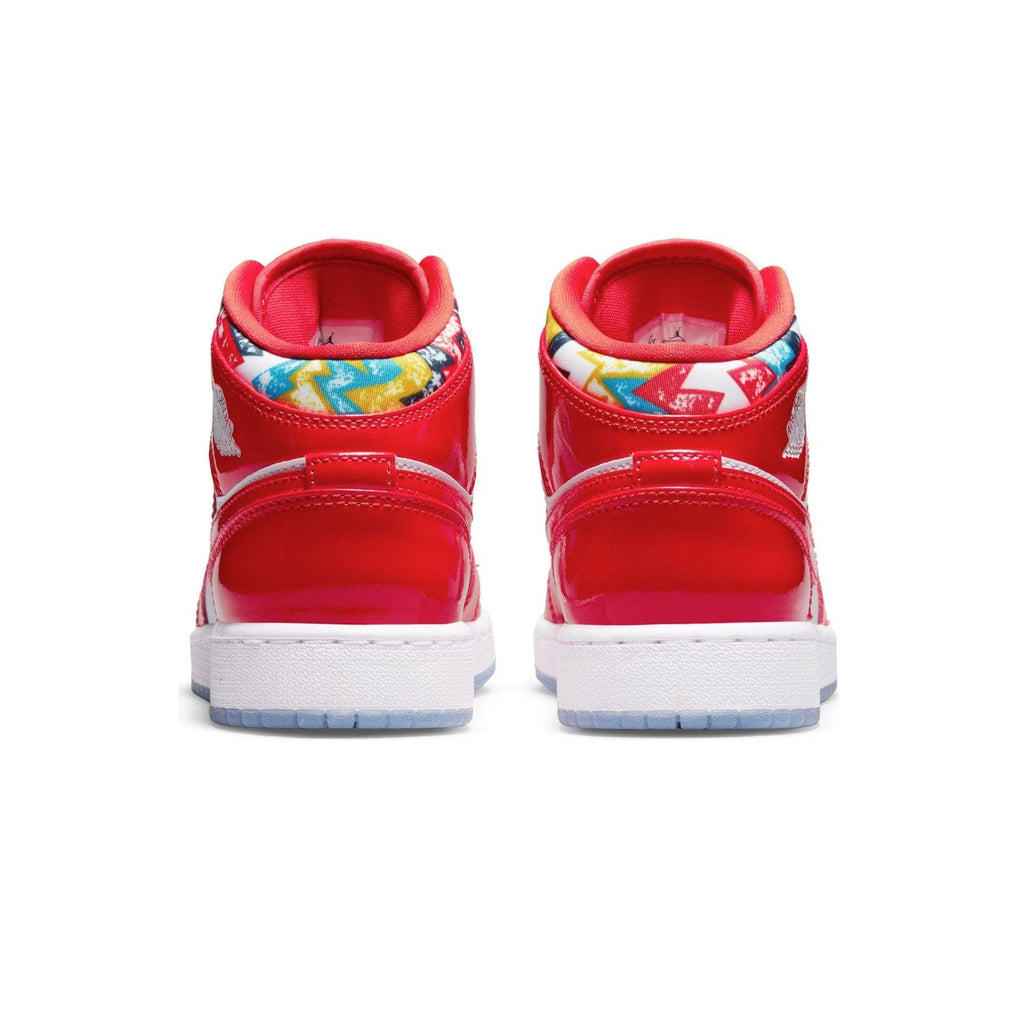 Air Jordan 1 Mid SE GS 'Barcelona Sweater' - Kick Game