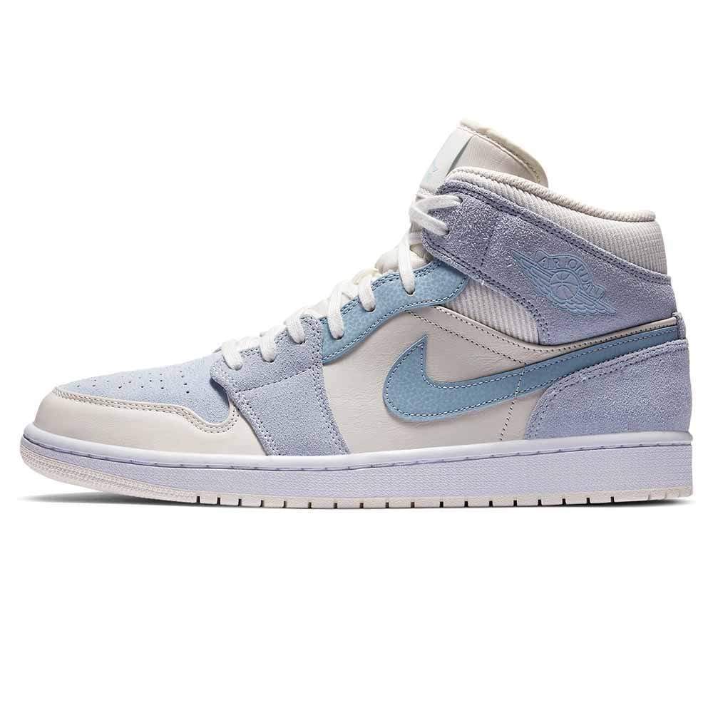 Air Jordan 1 Mid SE 'Sail Light Blue' - Kick Game