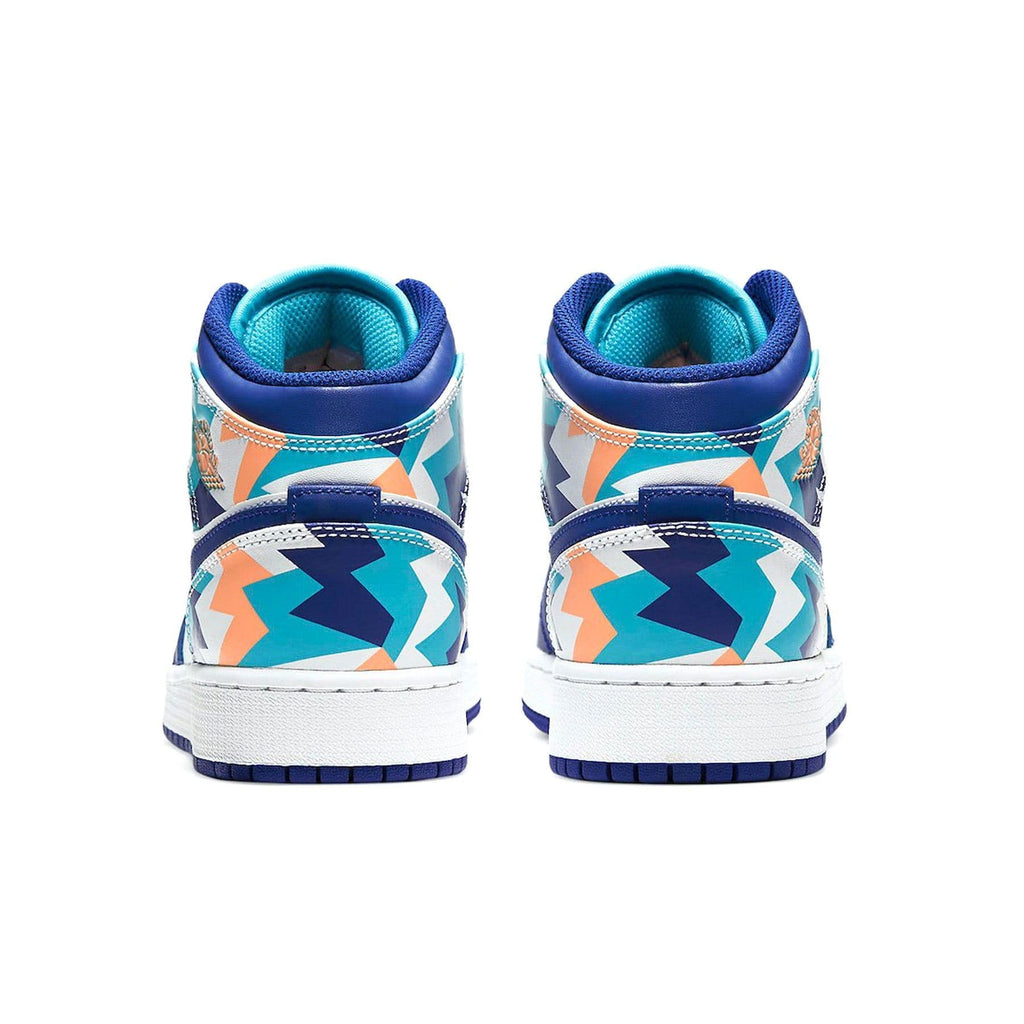 Air Jordan 1 Mid GS 'Geometric Pint' - Kick Game