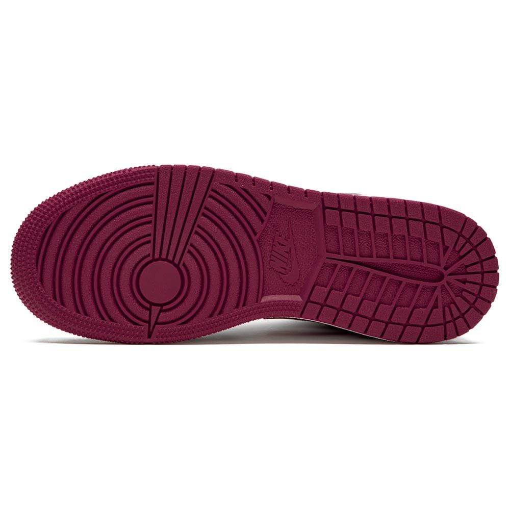 Air Jordan 1 Mid GS 'Black Noble Red' - Kick Game