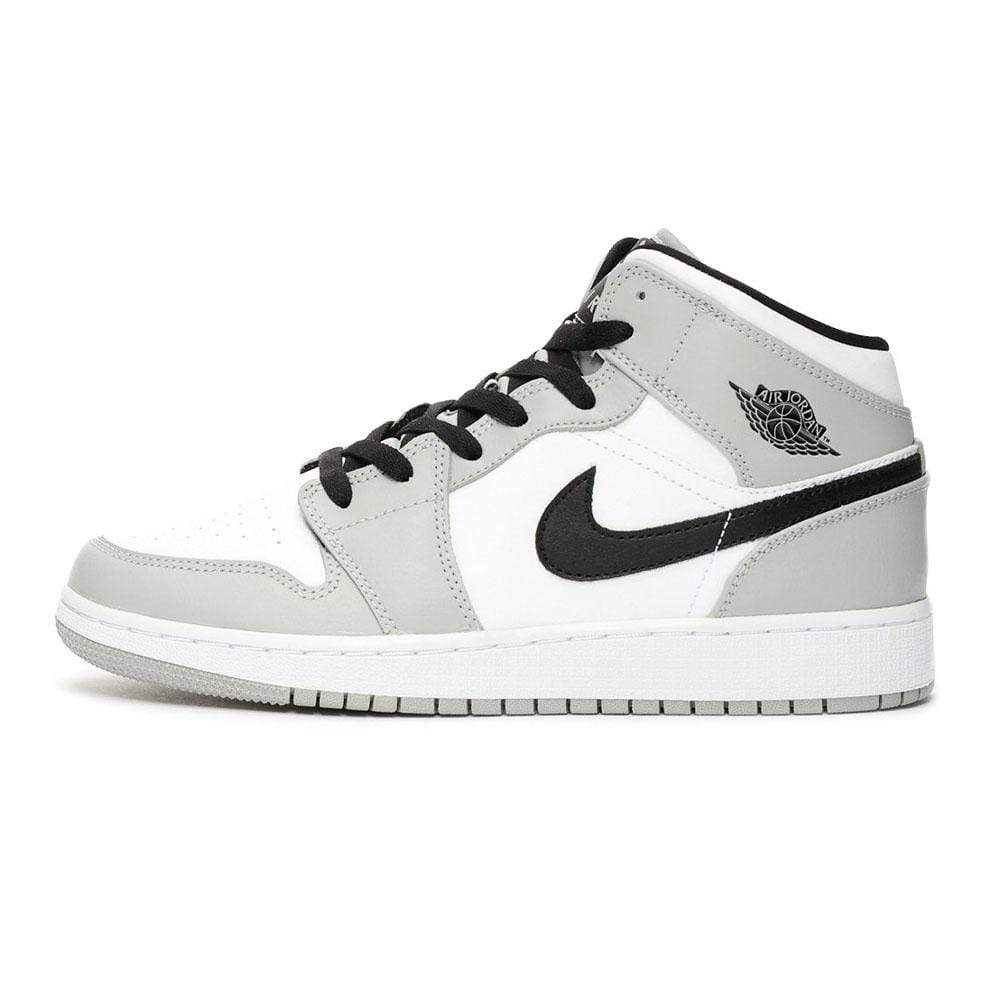 Air Jordan 1 Mid GS "Light Smoke Grey" - Kick Game