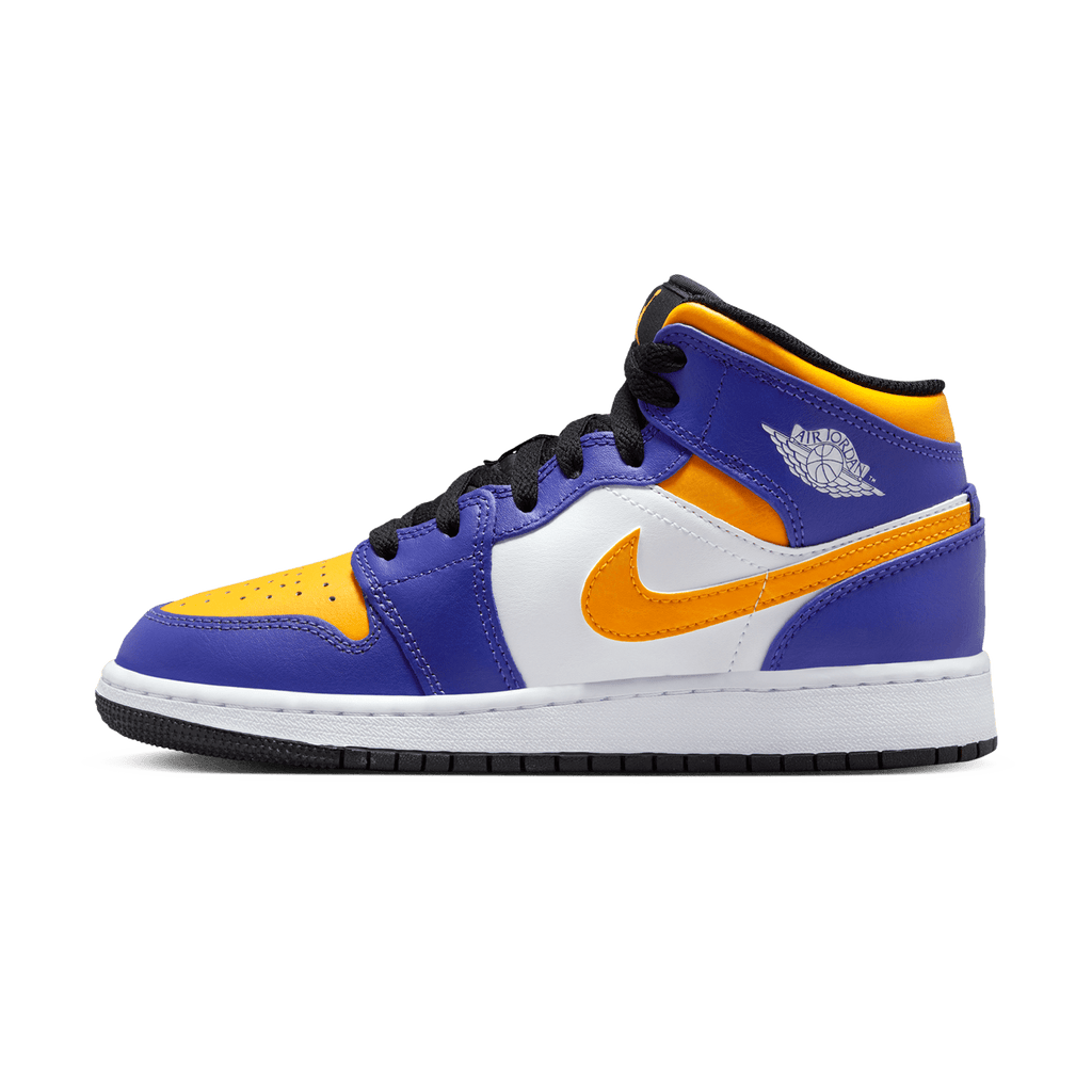 Air Jordan 1 Mid GS 'Lakers' - Kick Game
