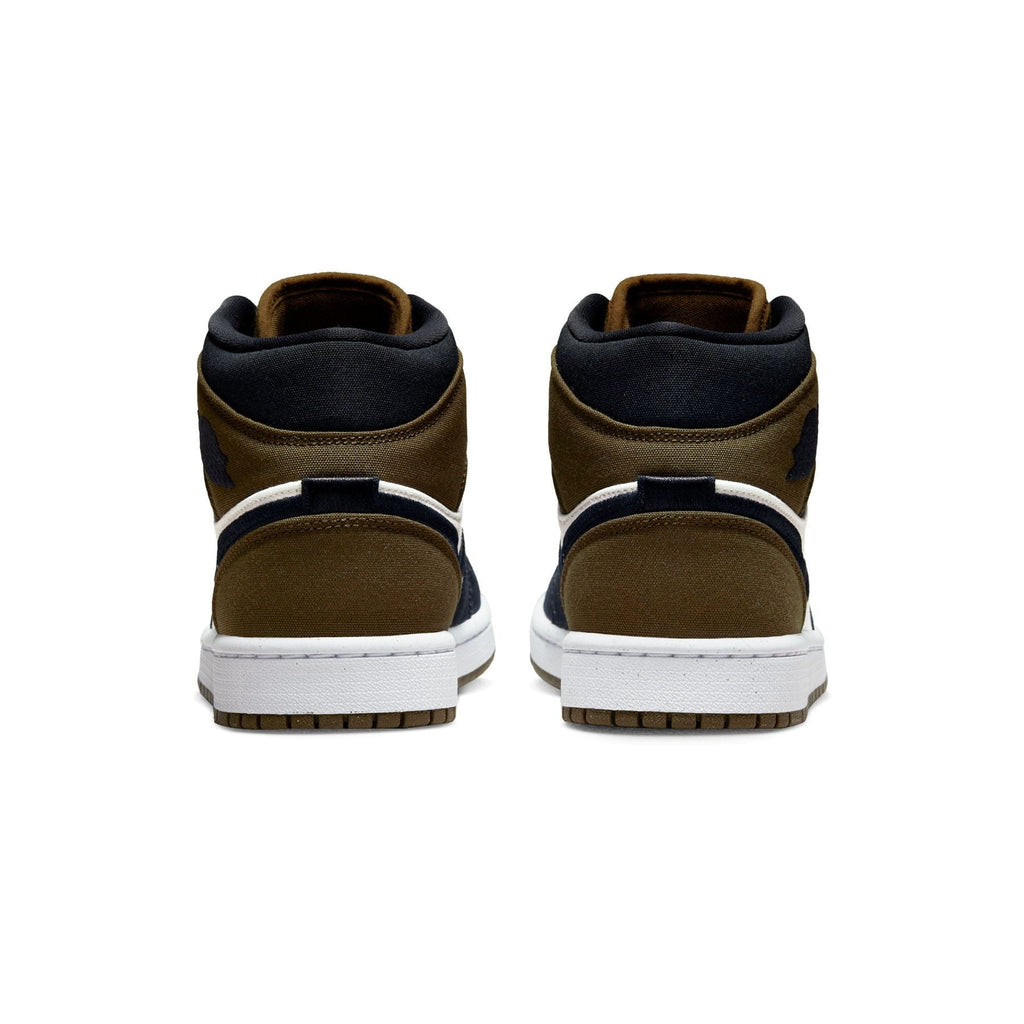 Air Jordan 1 Mid Wmns SE 'Olive Toe' - Kick Game