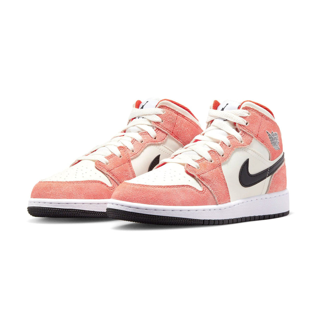 Air Jordan 1 Mid SE GS 'Orange Suede' - Kick Game