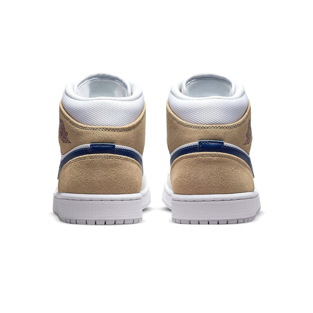 Air Jordan 1 Mid 'Tan Suede Navy' - Kick Game