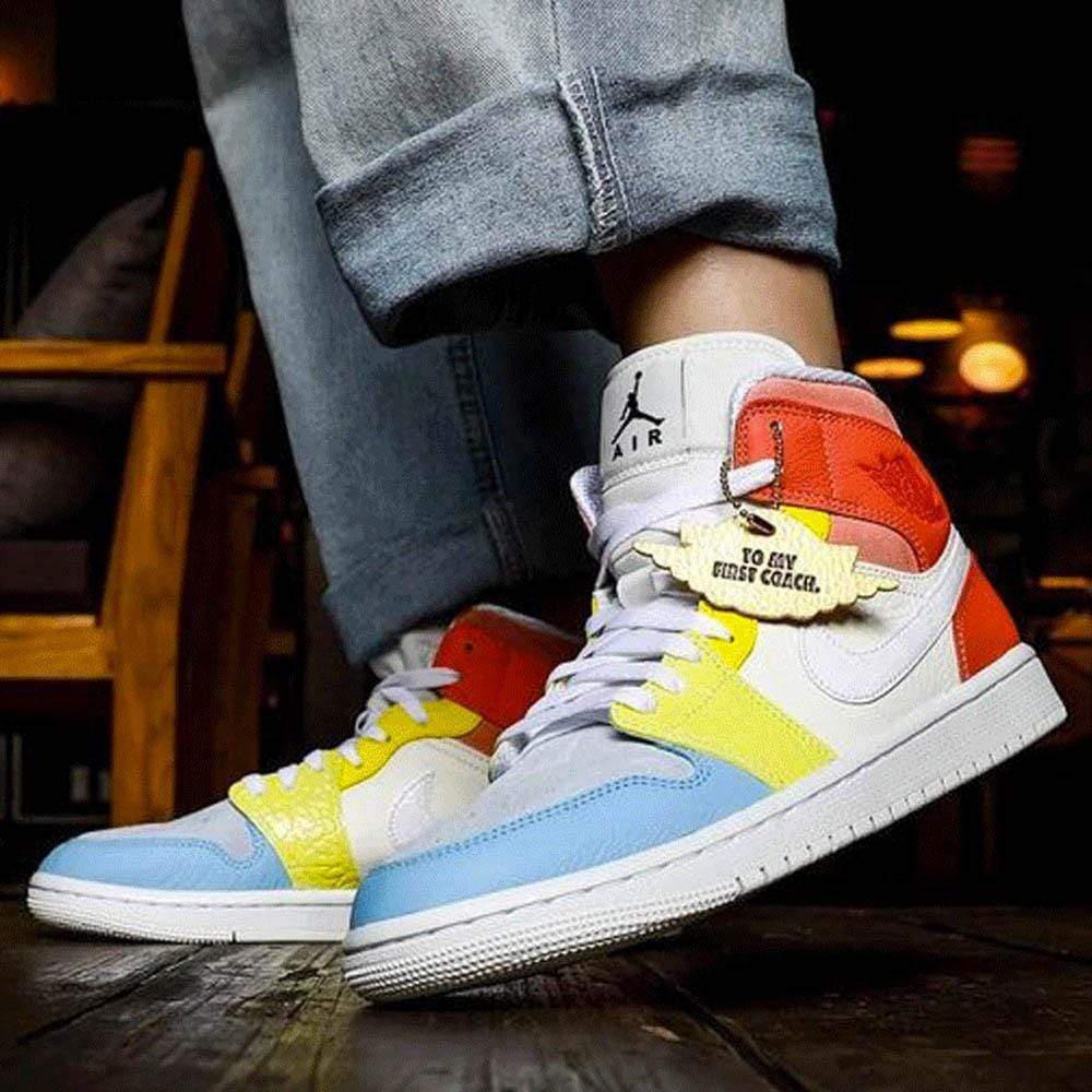 Air Jordan 1 Mid Wmns 'To My First Coach' - Kick Game