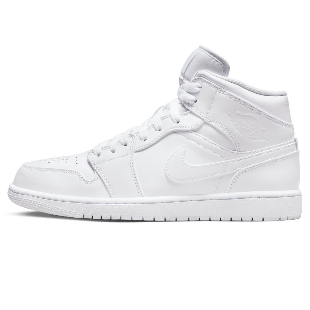 Air Jordan 1 Mid 'Triple White' 2022 - Kick Game