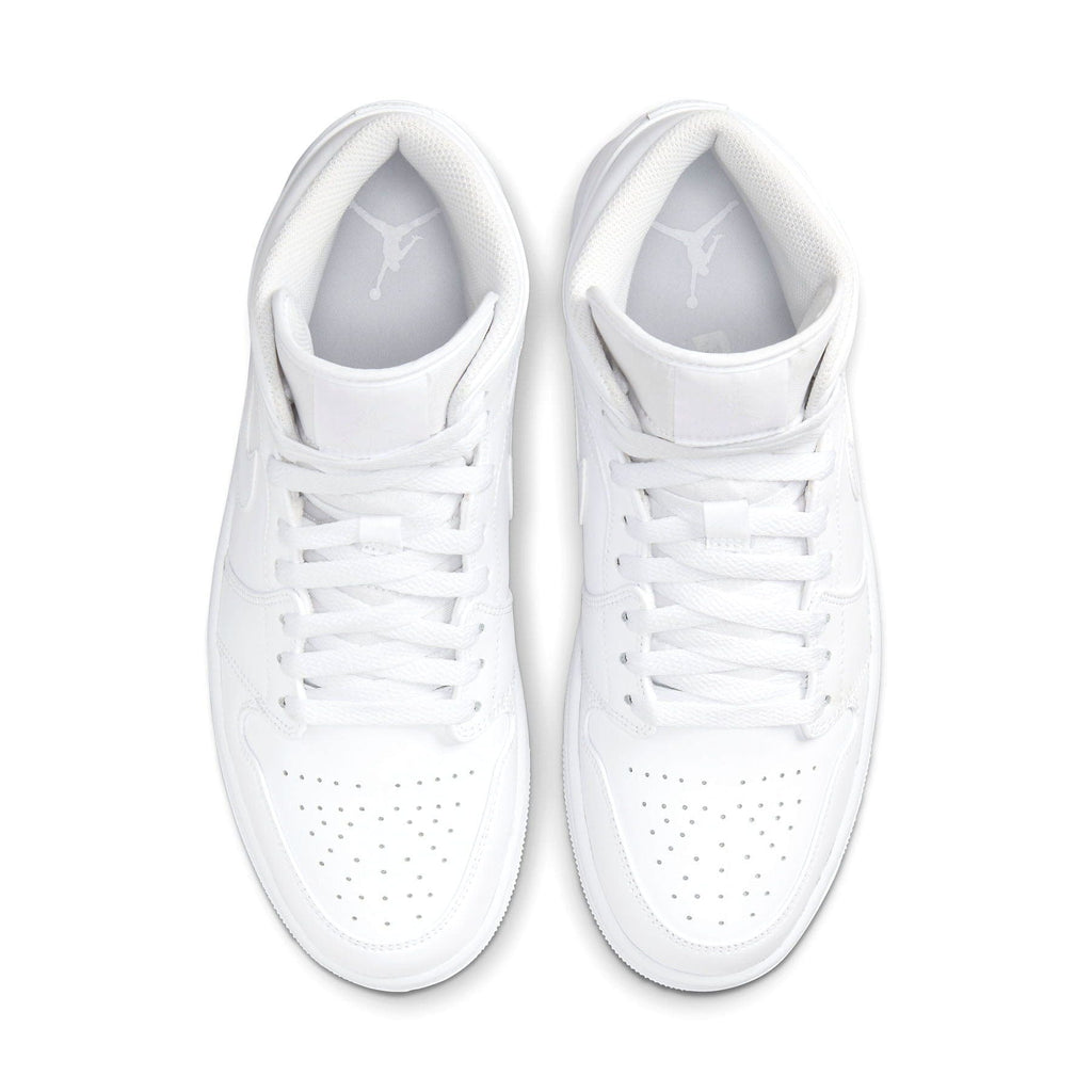 Air Jordan 1 Mid 'Triple White' 2022 - Kick Game