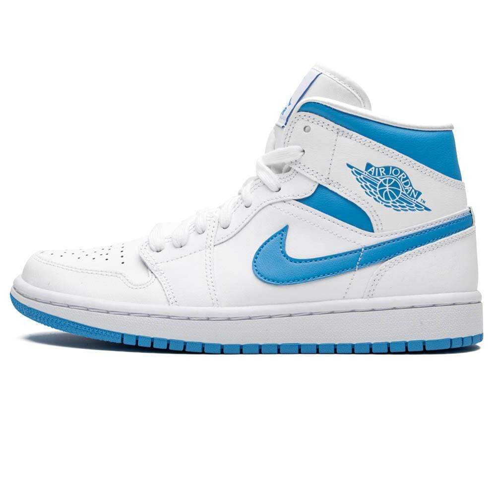 Air Jordan 1 Wmns Mid 'UNC' White Carolina Blue - Kick Game