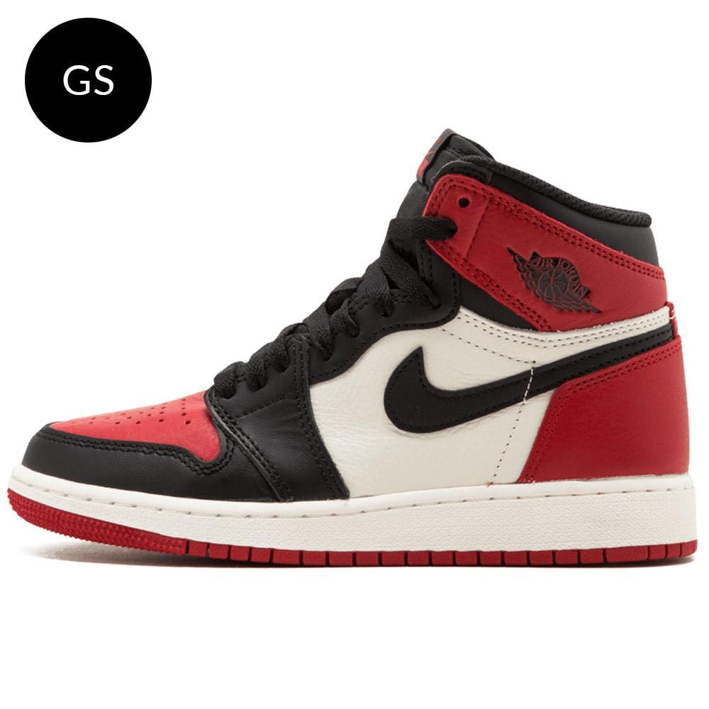 Air Jordan 1 Retro High OG GS "Bred Toe" - Kick Game