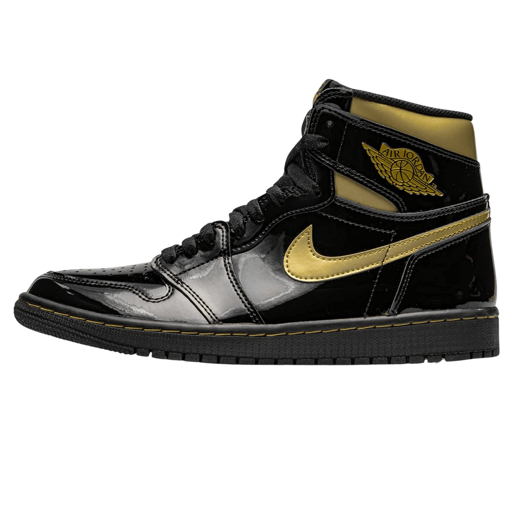Air Jordan 1 Retro High OG 'Black Metallic Gold' - Kick Game