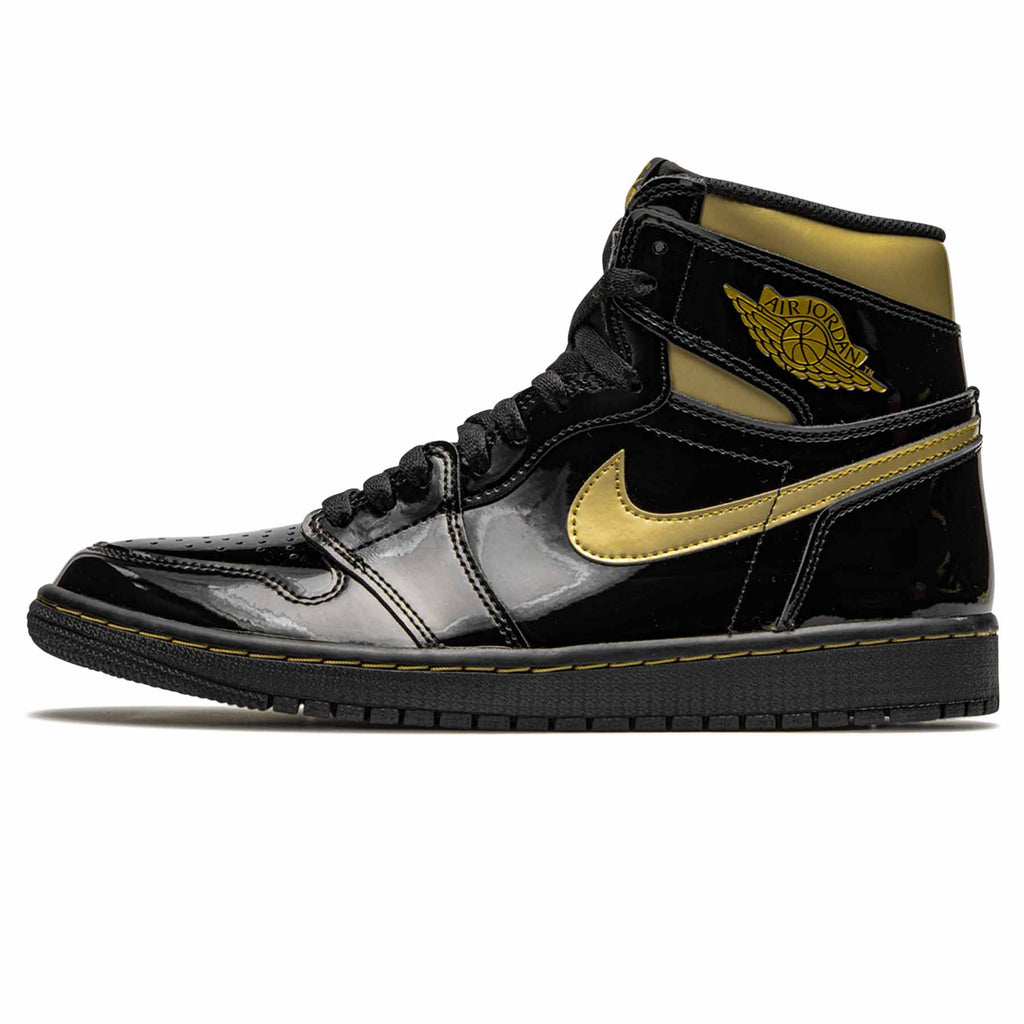 Air Jordan 1 Retro High OG 'Black Metallic Gold' - Kick Game