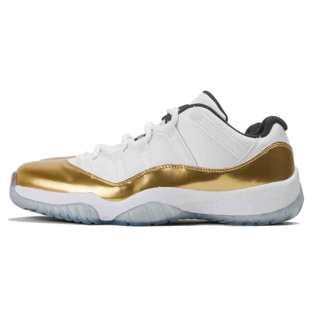 Air Jordan 11 Retro Low White- Metallic Gold - Kick Game