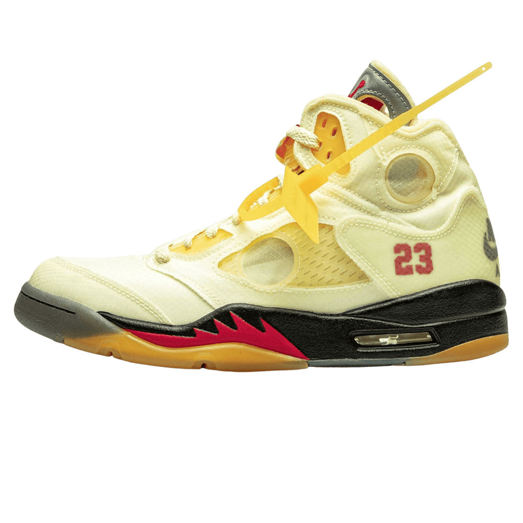 Off-White x Air Jordan 5 SP 'Sail' - Kick Game