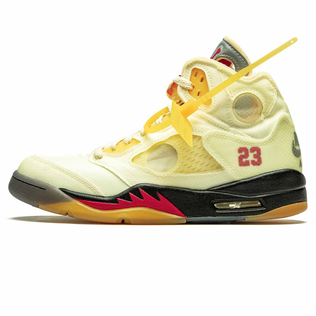 Off-White x Air Jordan 5 SP 'Sail' - Kick Game