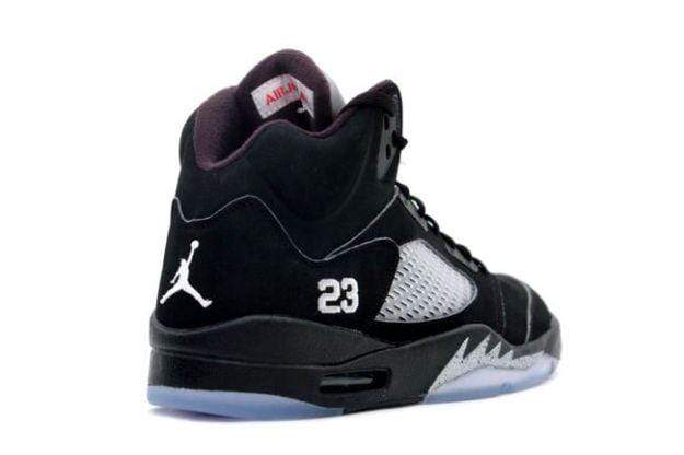 Air Jordan 5 Retro 'Black Metallic Silver' - Kick Game