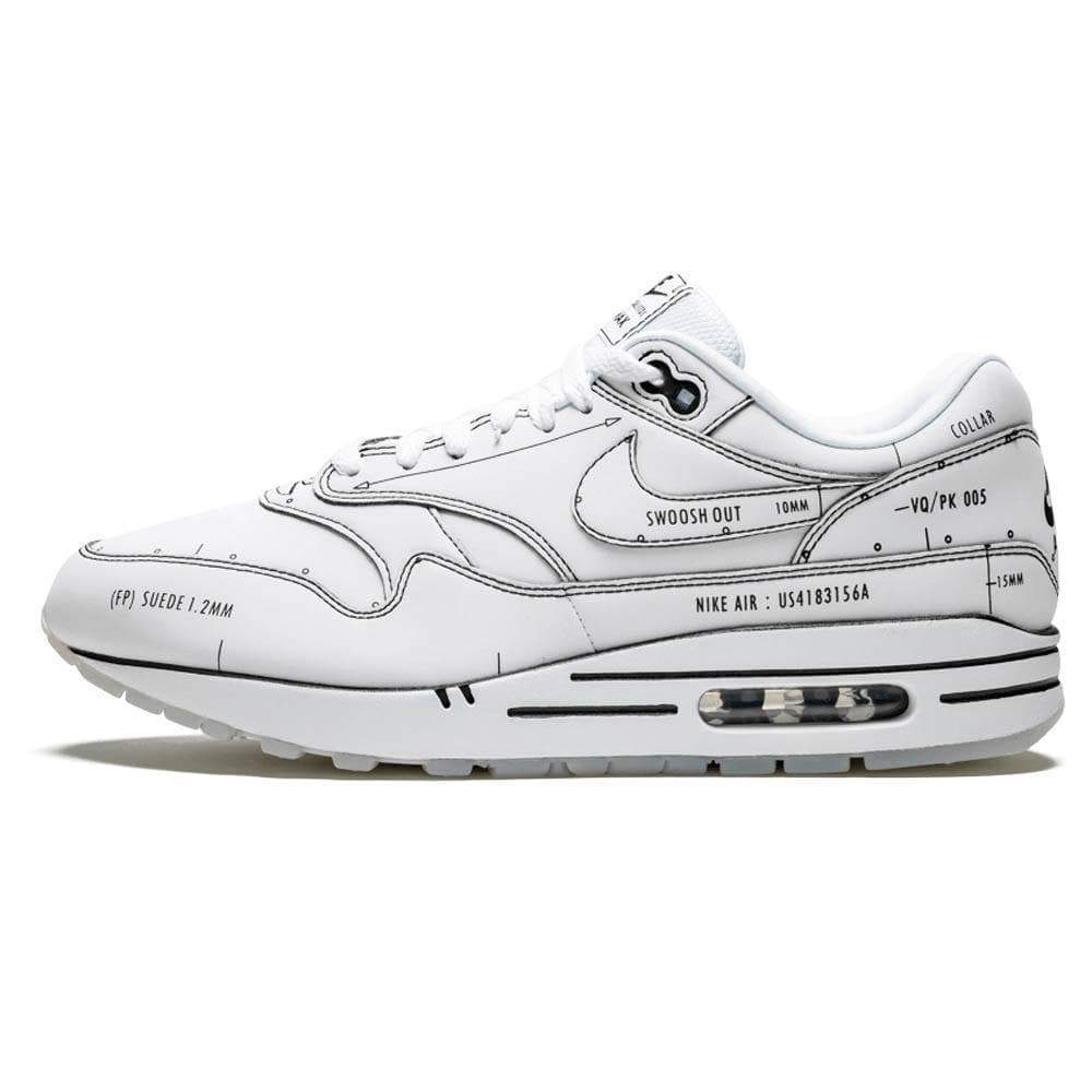 Nike Air Max 1 'Sketch Schematic - White' - Kick Game