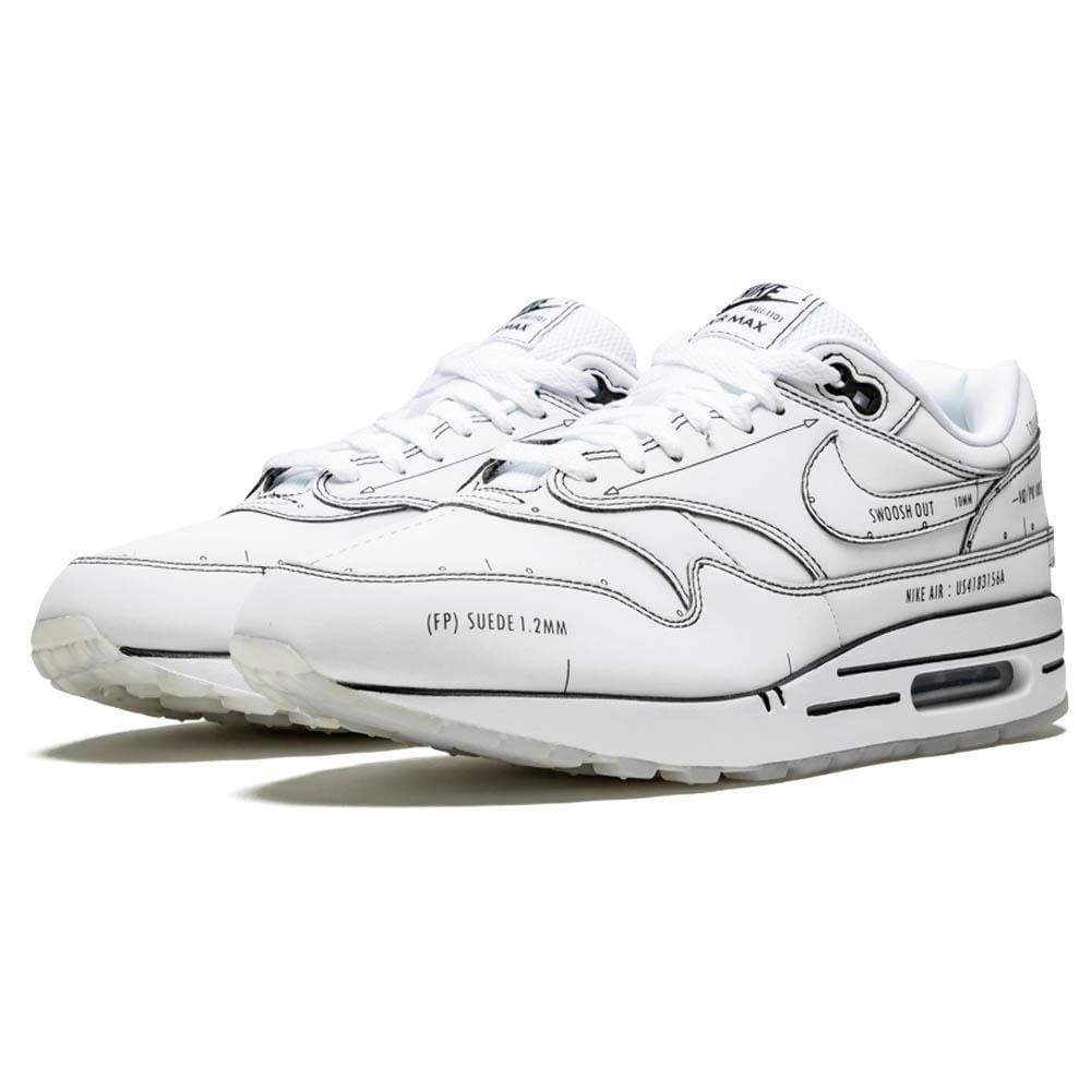 Nike Air Max 1 'Sketch Schematic - White' - Kick Game