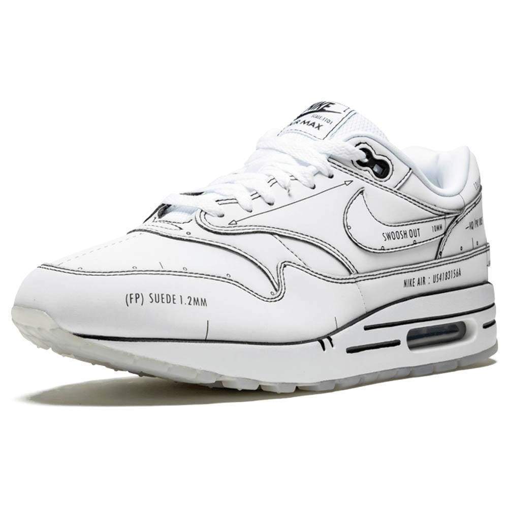Nike Air Max 1 'Sketch Schematic - White' - Kick Game