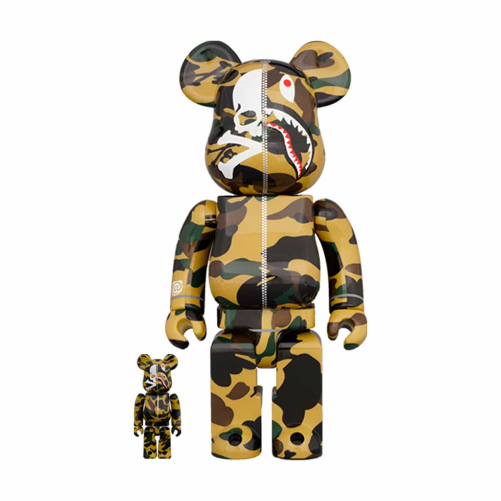 Bearbrick Mastermind vs Bape(R) Yellow 100% & 400% Set - Kick Game