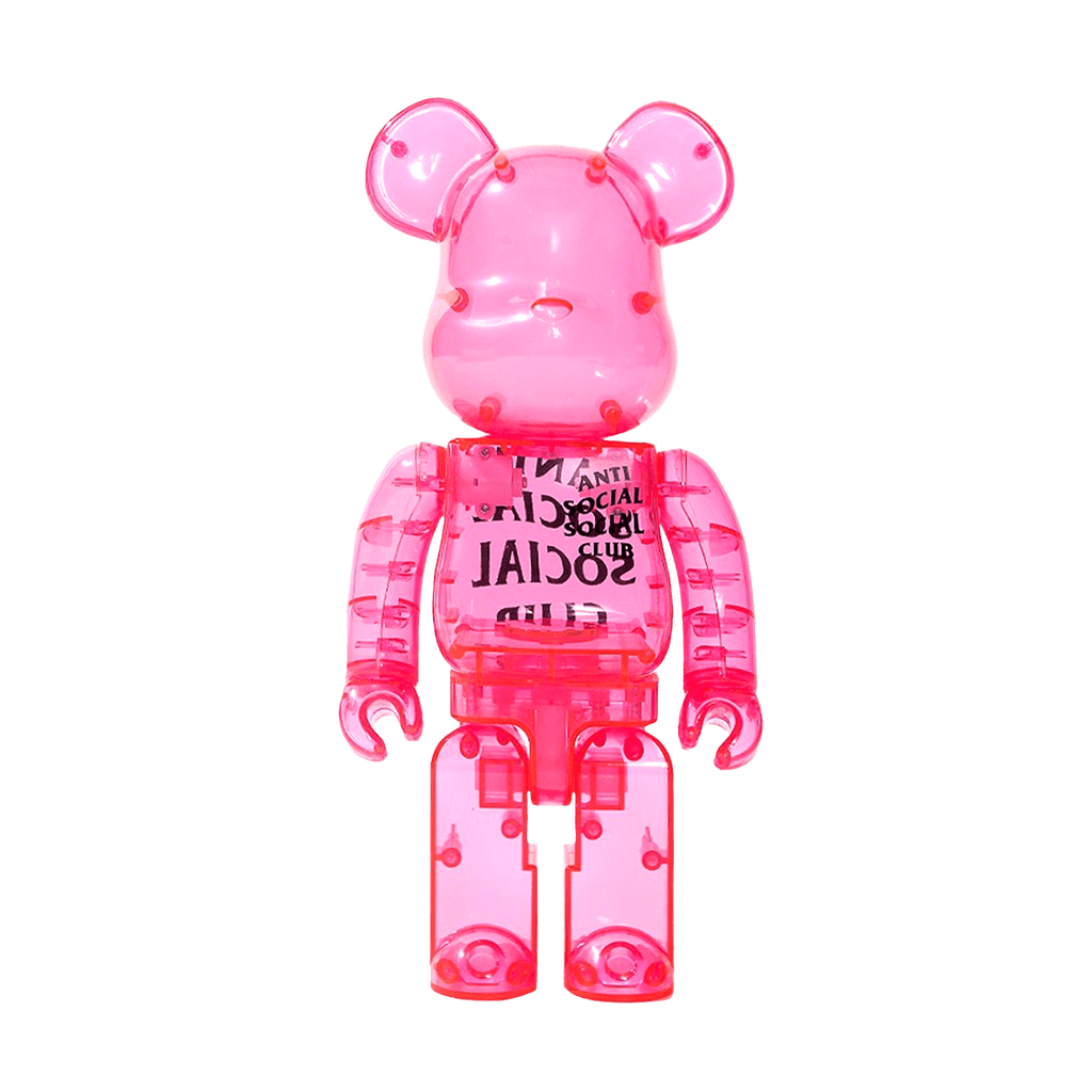 Bearbrick x Antisocial Social Club 400% 'Pink' - Kick Game