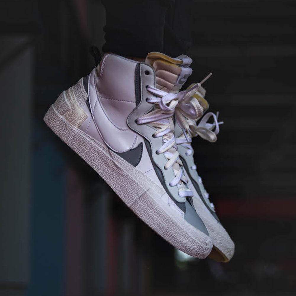 Sacai x Nike Blazer Mid 'White Grey' - Kick Game
