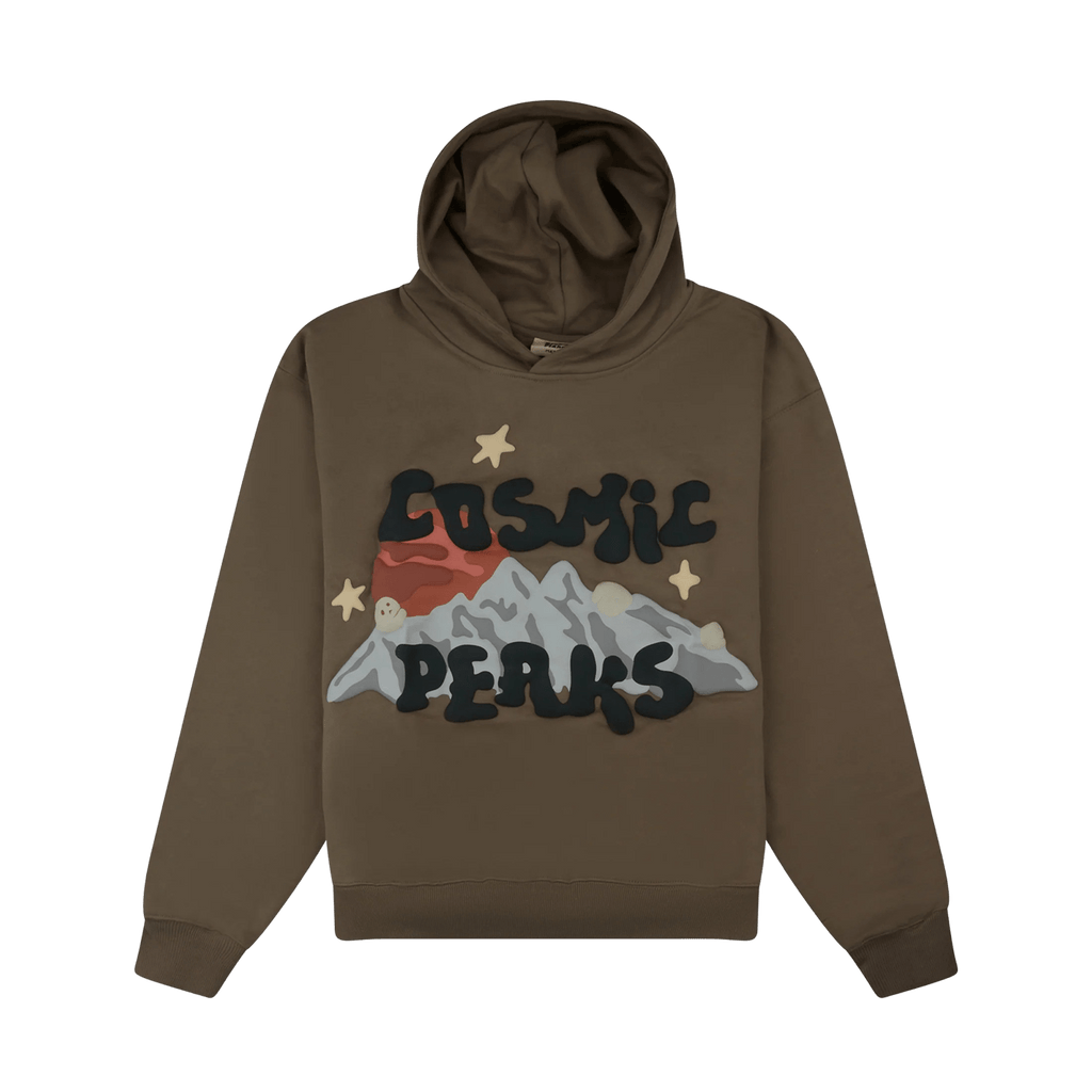 Broken Planet Market Hoodie 'Cosmic Peaks' - Cinder Brown - Kick Game