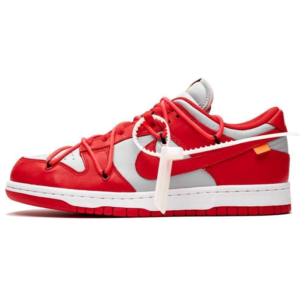 OFF-WHITE x Nike Dunk Low 'University Red' - Kick Game