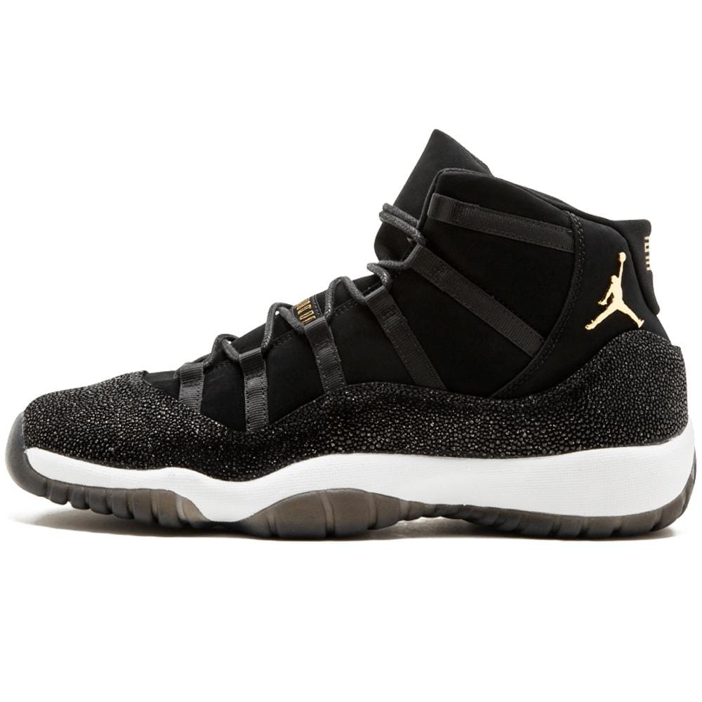 Air Jordan 11 HC Heiress GG Black-Metallic Gold - Kick Game