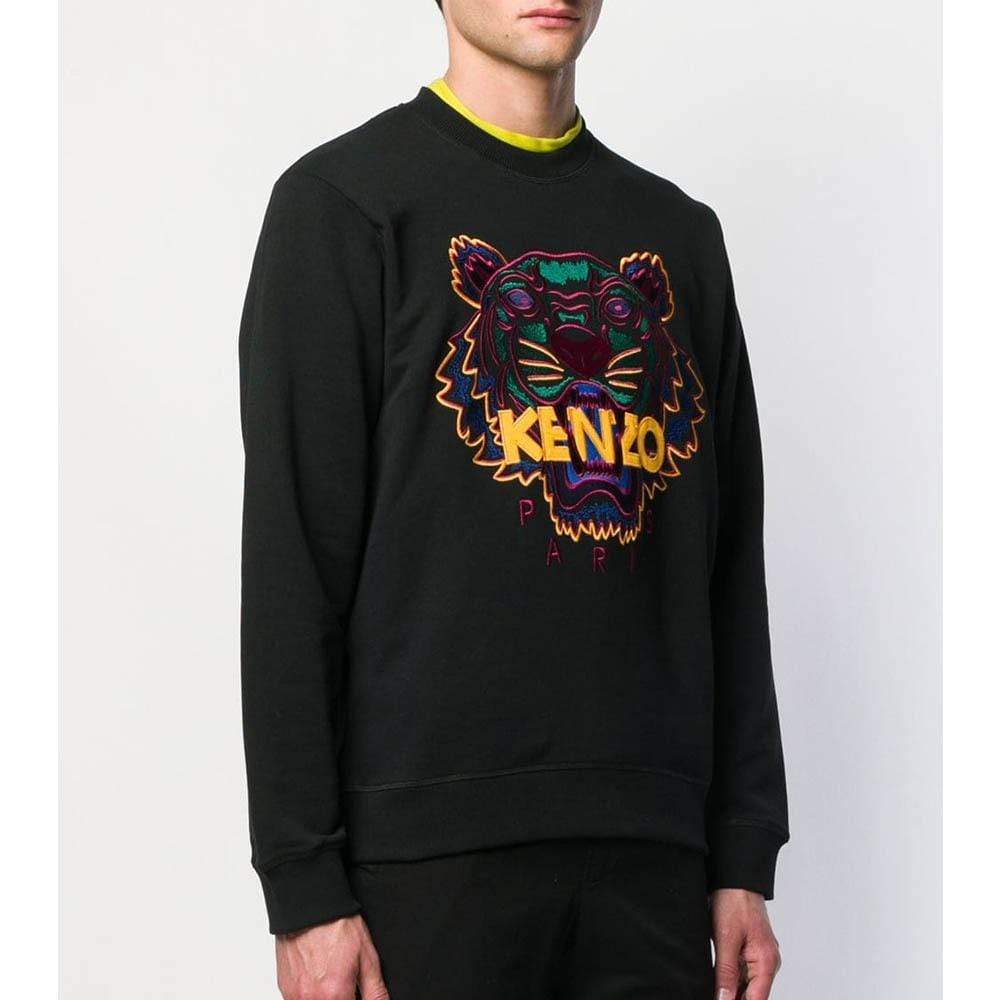 Kenzo Embroidered Tiger Sweatshirt "Black" - Kick Game