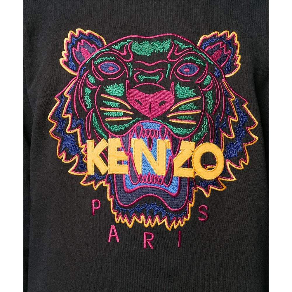 Kenzo Embroidered Tiger Sweatshirt "Black" - Kick Game