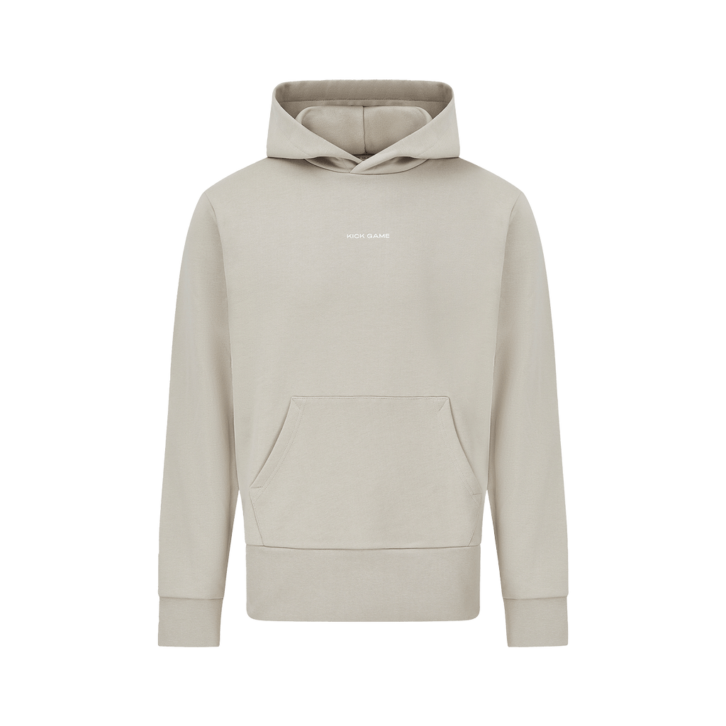 Kick Game Logo Hoodie 'Feather Grey' - Kick Game