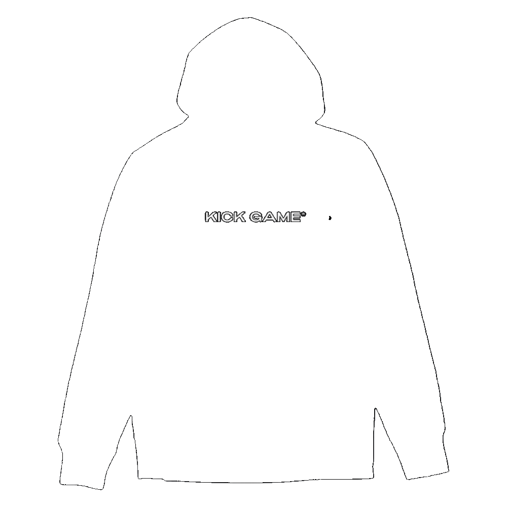 Kick Game Logo Hoodie 'Black" - Kick Game