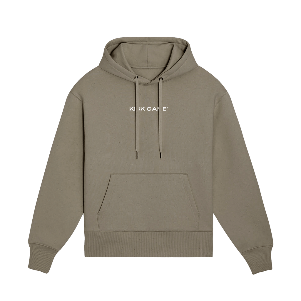 Kick Game Logo Hoodie 'Khaki' - Kick Game