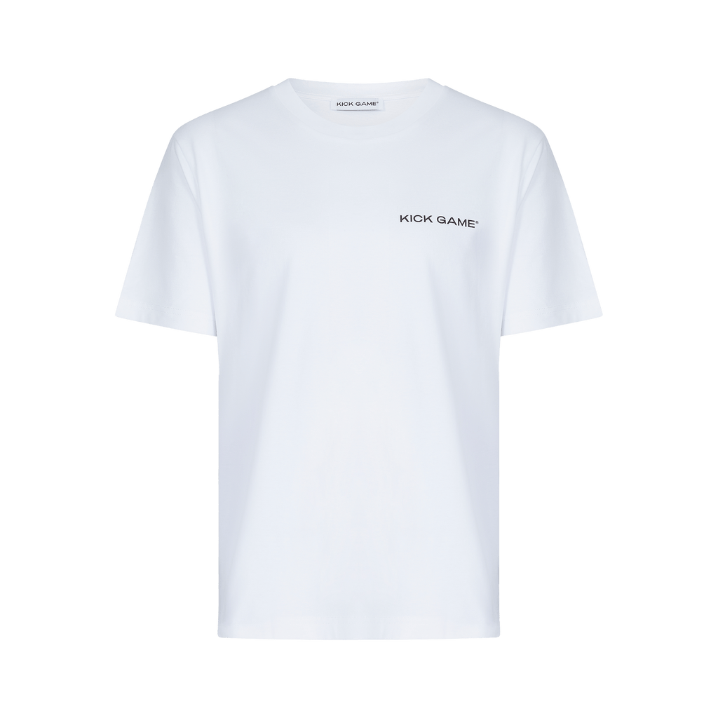 Kick Game Logo T-Shirt 'White' - Kick Game