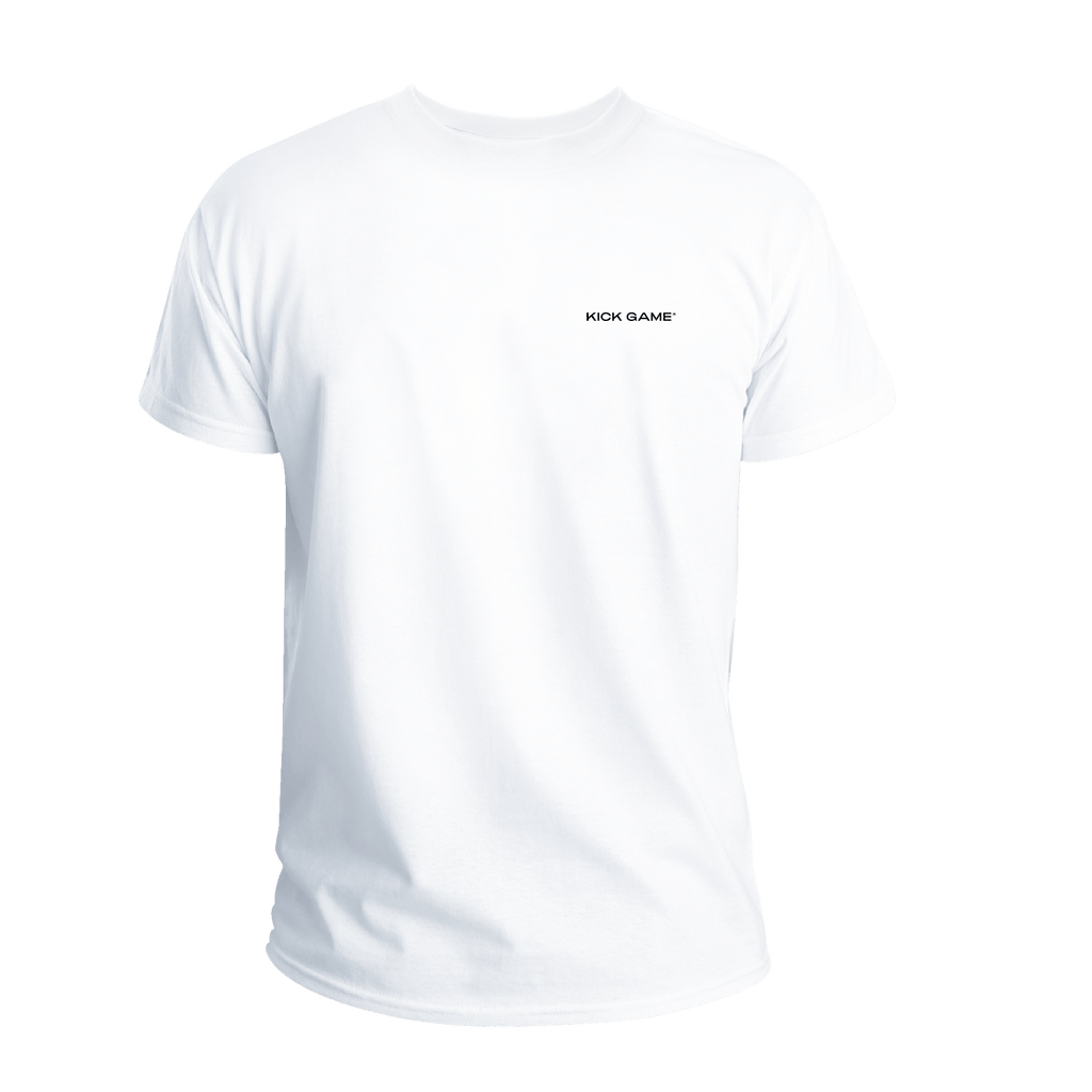 Kick Game Logo T-Shirt 'White' - Kick Game