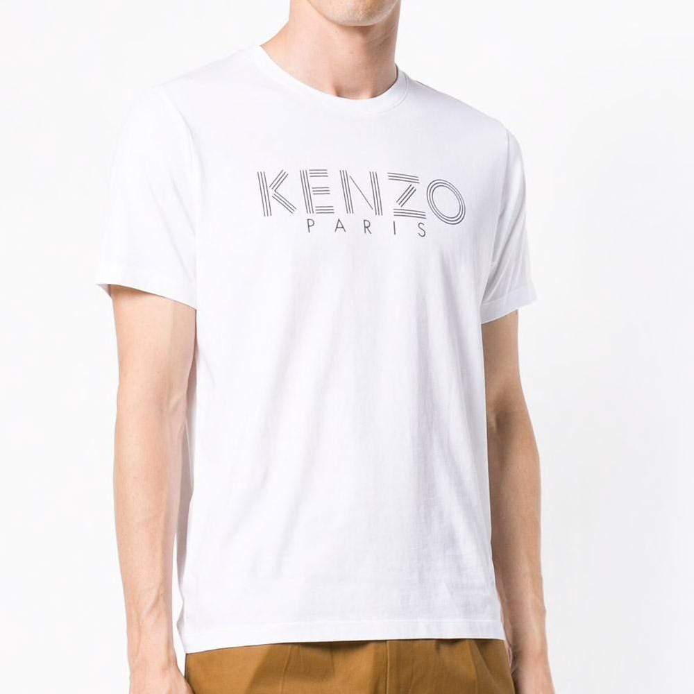 Kenzo Logo T-Shirt White - Kick Game