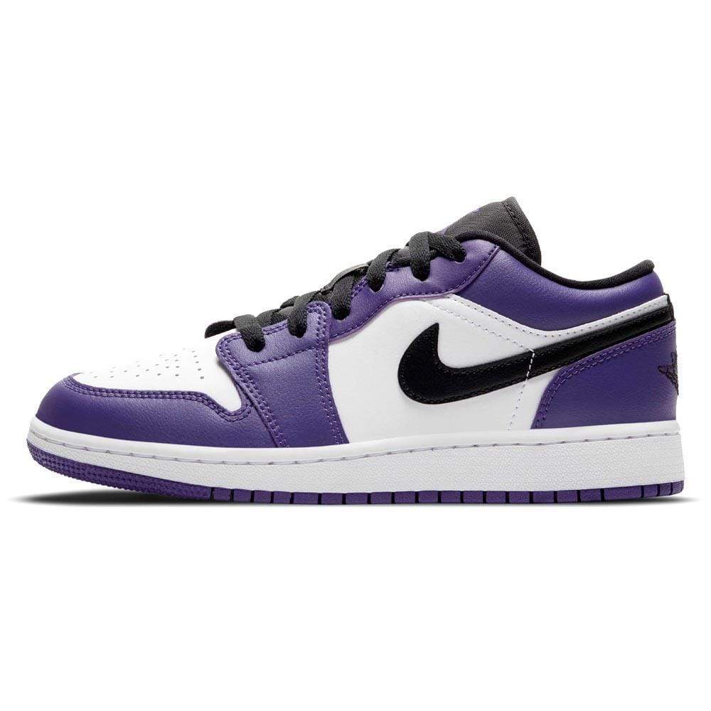 Air Jordan 1 Low GS "Court Purple White" - Kick Game