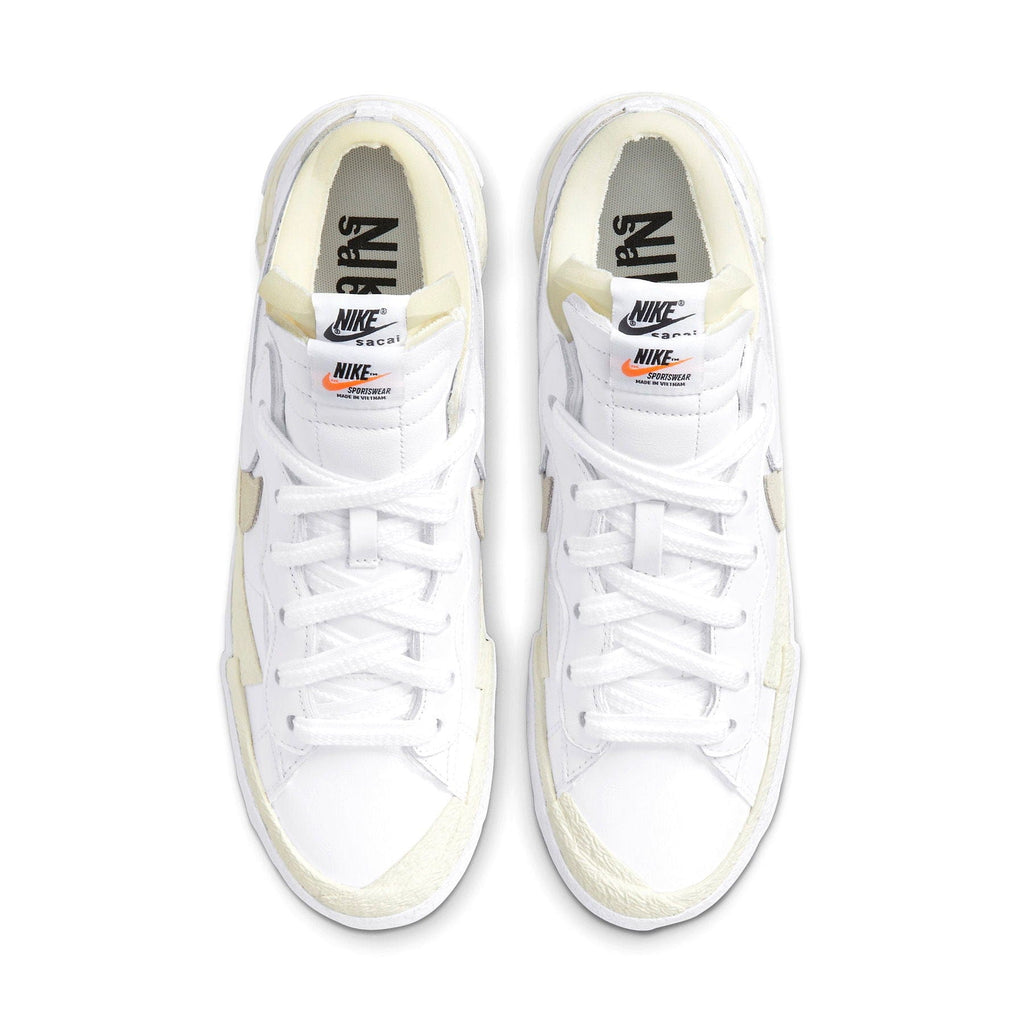 Kaws x sacai x Blazer Low 'White Patent' - Kick Game