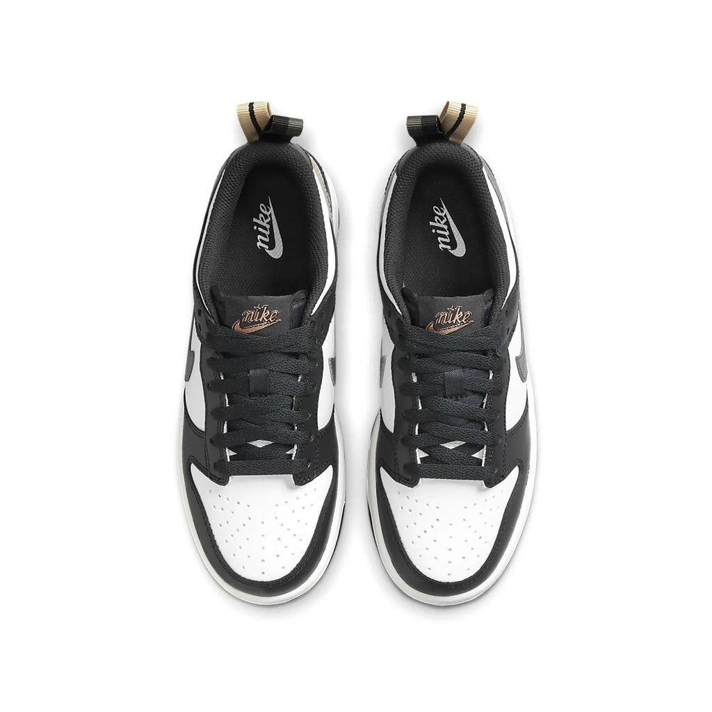Nike Dunk Low GS 'Black White Metallic' - Kick Game