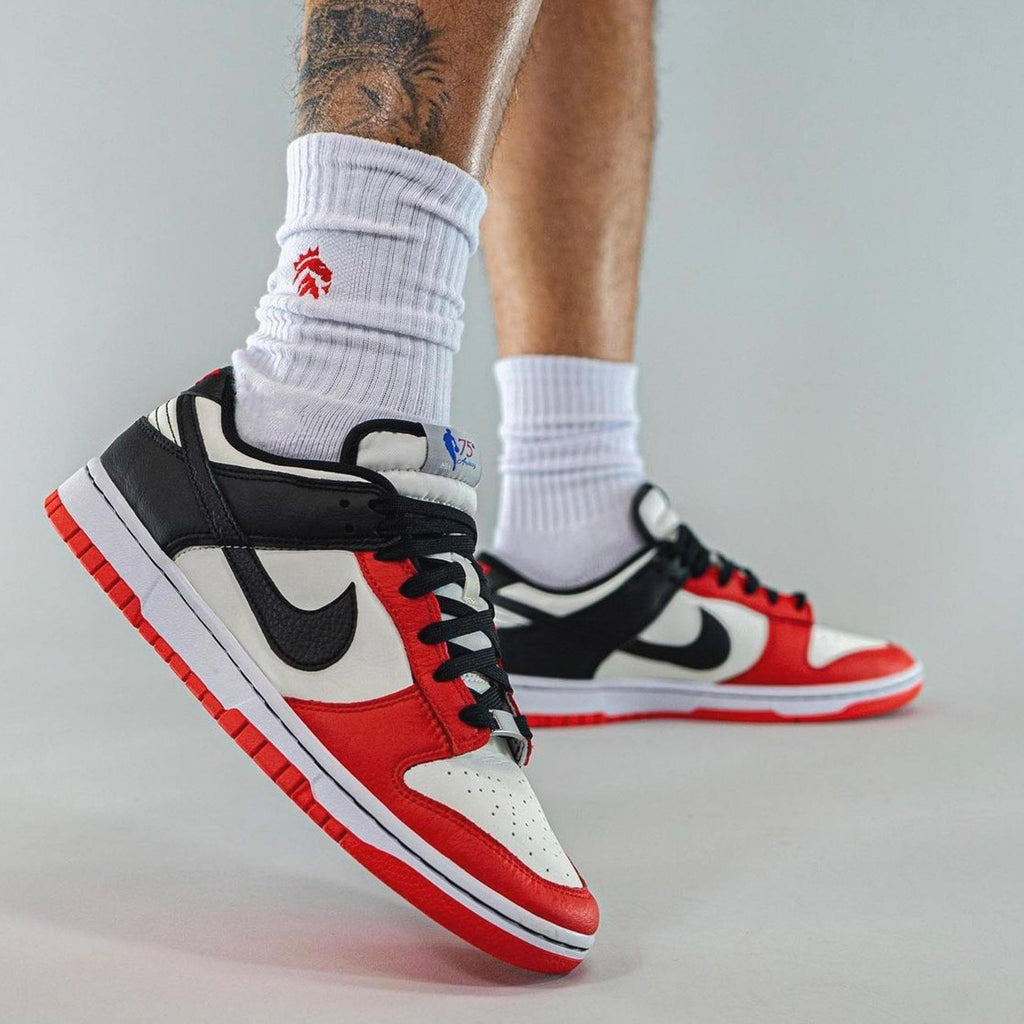 NBA x Nike Dunk Low EMB '75th Anniversary - Chicago' - Kick Game
