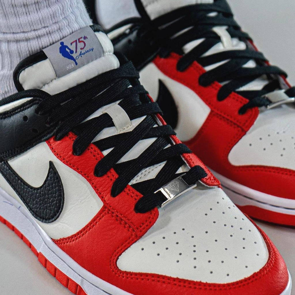 NBA x Nike Dunk Low EMB '75th Anniversary - Chicago' - Kick Game