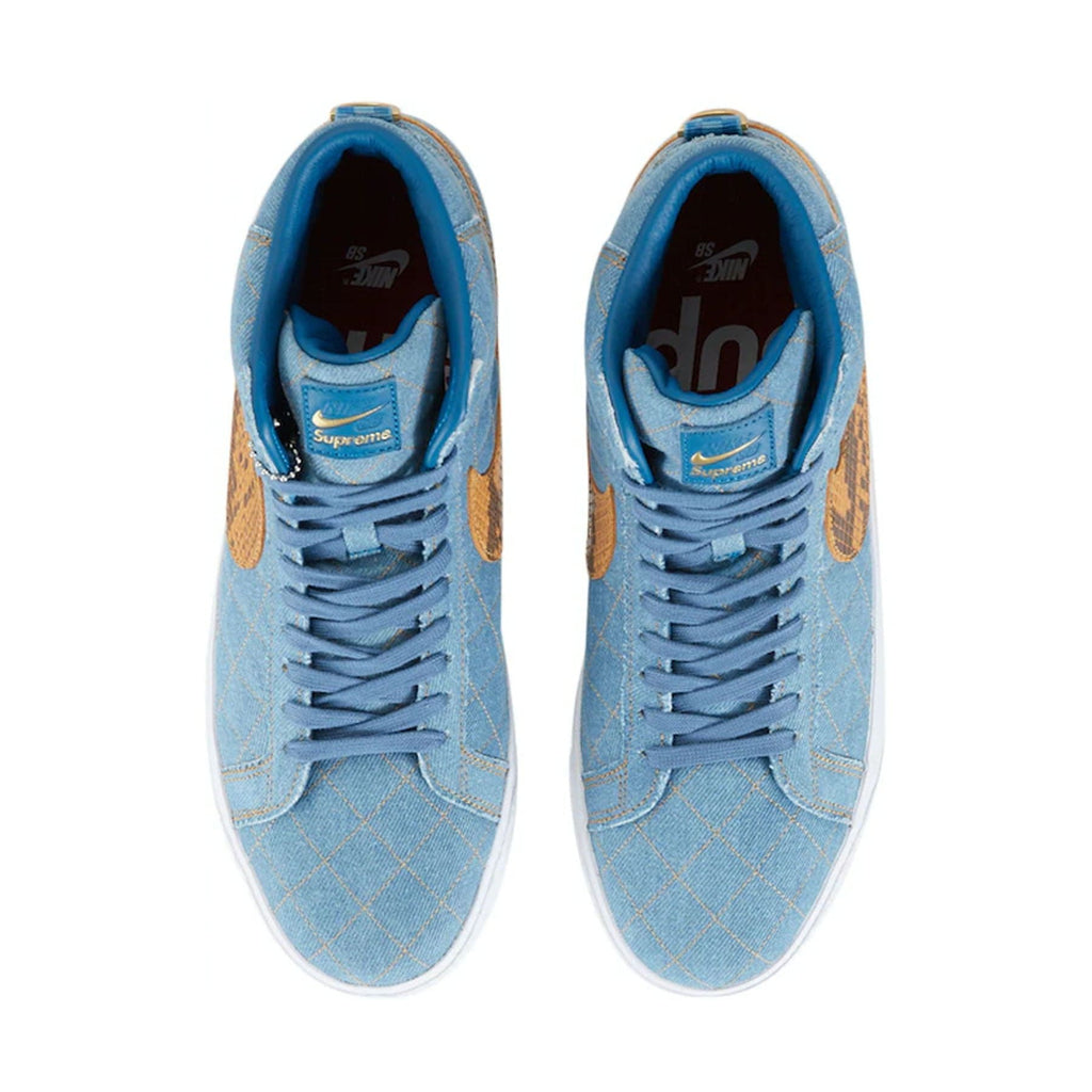 Supreme x Zoom Blazer Mid QS SB 'Denim' - Kick Game