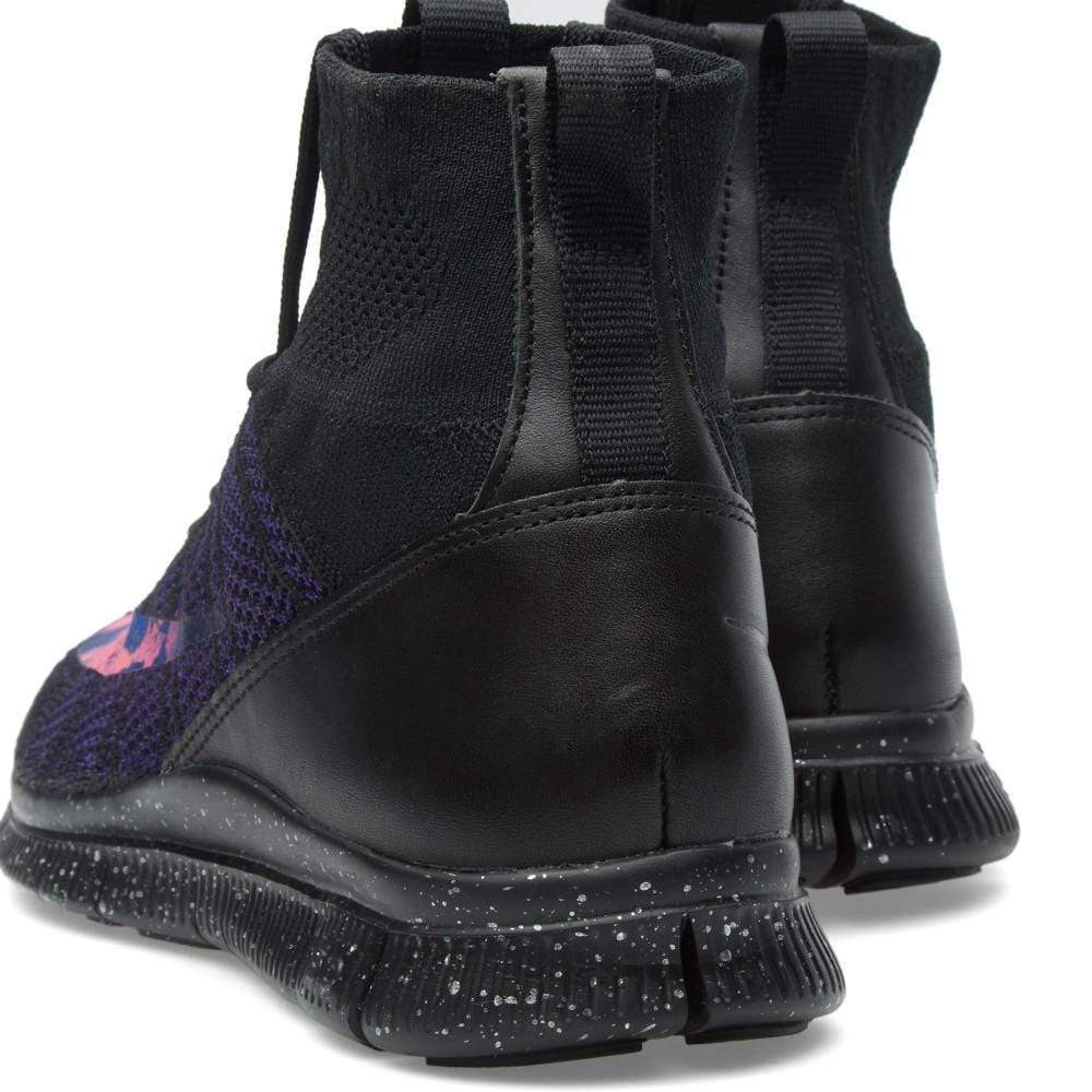 NIKE FREE FLYKNIT MERCURIAL Black & Bright Crimson - Kick Game