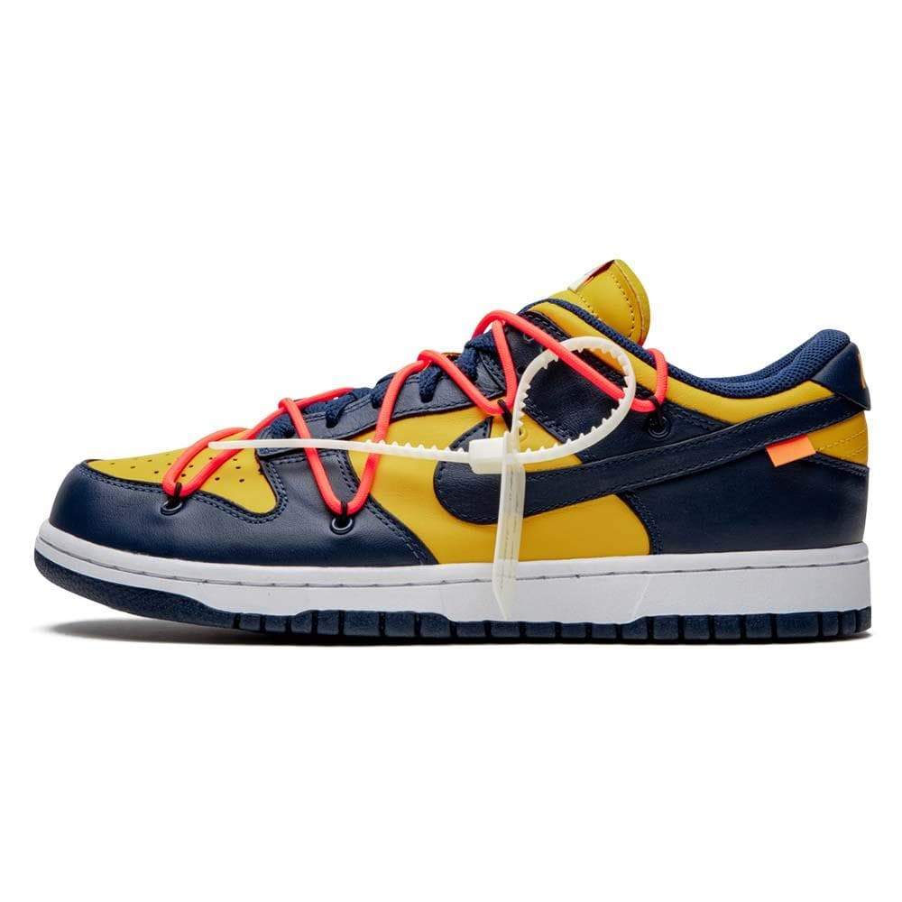 OFF-WHITE x Nike Dunk Low 'University Gold' - Kick Game